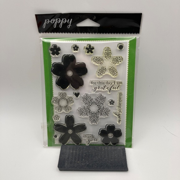 Papercrafting Bundle — Stamps, Embossing Folders, Doilies, and Sequins! - Picture 4 of 10